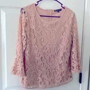 Gorgeous lace flare 3/4 sleeve M